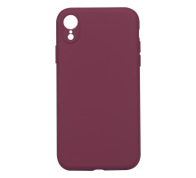 Чохол Silicone Case Full Camera no logo для iPhone Xr Колір 42, Maroon 2020000293125