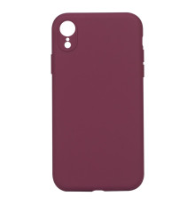 Чохол Silicone Case Full Camera no logo для iPhone Xr Колір 42, Maroon 2020000293125