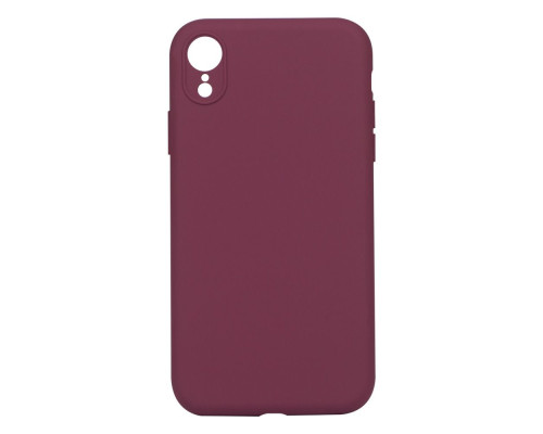 Чохол Silicone Case Full Camera no logo для iPhone Xr Колір 42, Maroon 2020000293125