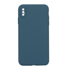 Чохол Silicone Case Full Camera no logo для iPhone Xs Max Колір 46, Cosmos blue 2020000294023