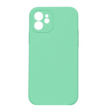 Чохол Silicone Case Full Camera no logo для iPhone 12 Колір 47, Spearmint 2020000291817