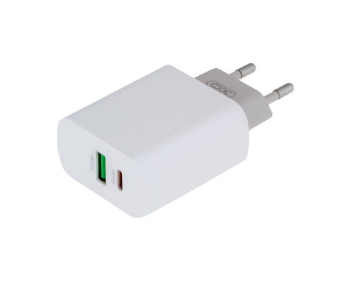Мережевий Зарядний Пристрій XO L64 Type-C to Lightning QC3.0 18W М'ята упаковка Колір Бiлий 2020000481836