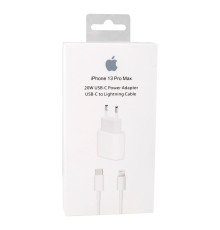 Мережевий Зарядний Пристрій Apple PD 20W iPhone 13 Pro Max 3.0A Колір Белый