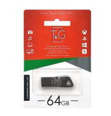 USB флеш-накопичувач T&G 64gb Metal 114 Колір Чорний