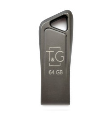 USB флеш-накопичувач T&G 64gb Metal 114 Колір Чорний 4711472585099