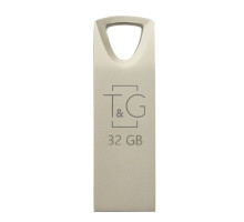 USB флеш-накопичувач T&G 32gb Metal 117 Колір Сталевий 4711472583248