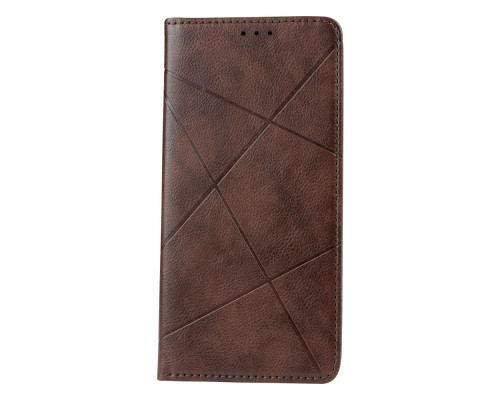 Чехол-книжка Business Leather для Xiaomi Poco X4 Pro/Redmi Note 11 Pro Колір Brown 2020000320661