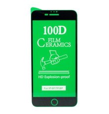 Захисне скло Film Ceramic for Apple Iphone 6/6s без упаковки Колір Чорний