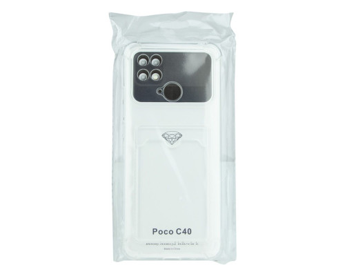 Чохол Pocket Card Transparent case для POCO C40 Колір Transparent