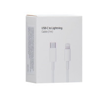 Кабель USB Cable Iphone 11 USB-C to Lightning Original (Foxconn) Колір Білий