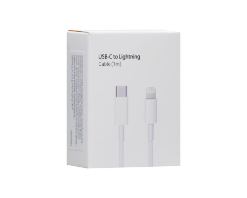 Кабель USB Cable Iphone 11 USB-C to Lightning Original (Foxconn) Колір Білий