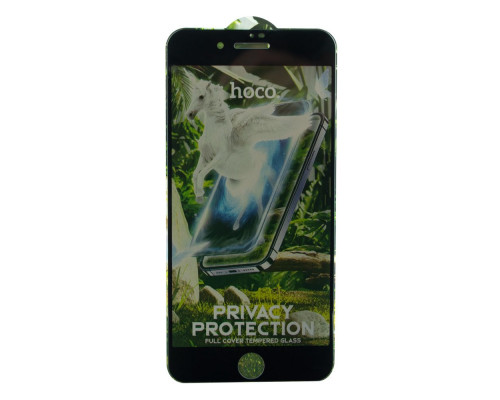 ПОШТУЧНО Захисне скло Hoco G11 HD Anti-spy for Apple Iphone 7 Plus/8 Plus Колір Чорний