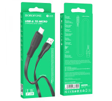 Кабель USB Borofone BX85 Micro 2.4A Колір Білий