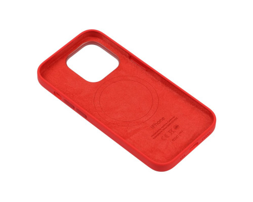 Чохол Original Silicone+MagSafe для iPhone 14 Pro Колір 1, Опівночний