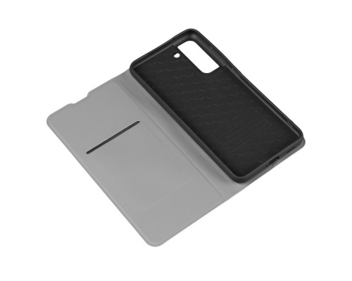 Чохол-книжка Elastic PU+TPU для Samsung S21 FE Колір Сірий