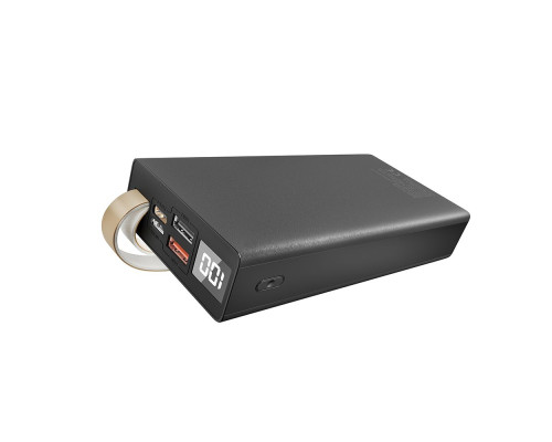 Універсальна Мобільна Батарея Power Bank Ridea RP-D20L Phoenix20 10W digital display + lamp 20000 mAh Колір Чорний 6902013350452