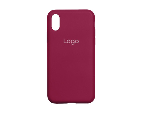 Чохол Silicone Case Full Size (AA) для iPhone Xs Max Колір 20.Navy blue 2020000150473