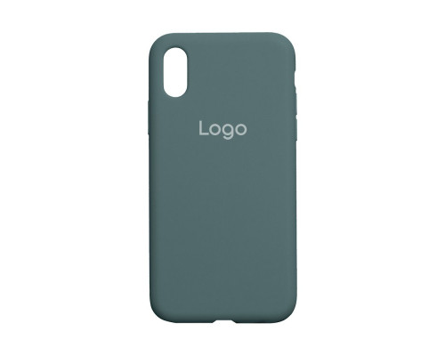 Чохол Silicone Case Full Size (AA) для iPhone Xs Max Колір 20.Navy blue 2020000150473