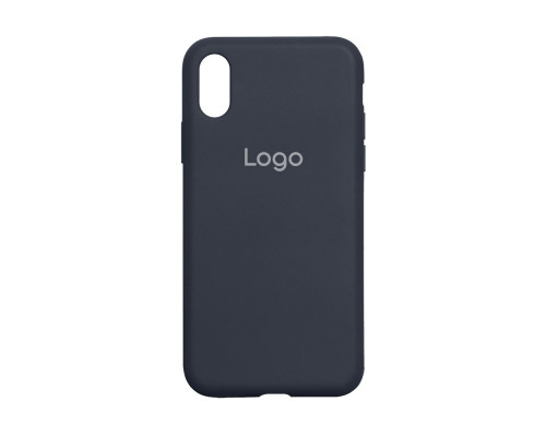 Чохол Silicone Case Full Size (AA) для iPhone Xs Max Колір 20.Navy blue 2020000150473