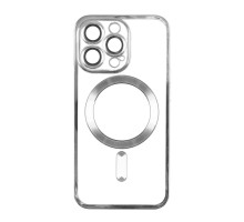 Чохол TPU Metallic Full Camera with Magsafe для iPhone 15 Pro Max Silver ma32624_2918283 2020000370147