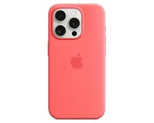 Чохол Silicone Case with MagSafe для iPhone 15 Plus Колір 08.Guava