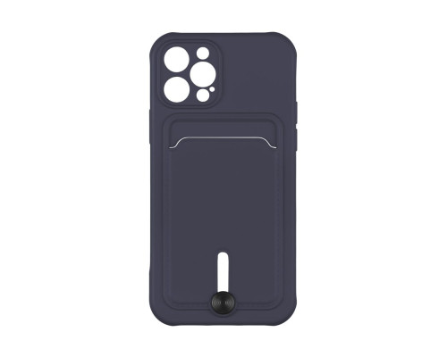 Чохол TPU Colorfull Pocket Card для iPhone 12 Pro Колір 08.Dark blue