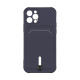 Чохол TPU Colorfull Pocket Card для iPhone 12 Pro Колір 08.Dark blue