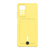 Чохол TPU Colorfull Pocket Card для Xiaomi Redmi Note 11 Pro 4G/5G / 12 Pro 4G Колір 04.Yellow 2020000357421