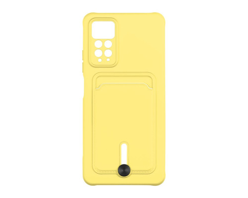 Чохол TPU Colorfull Pocket Card для Xiaomi Redmi Note 11 Pro 4G/5G / 12 Pro 4G Колір 04.Yellow 2020000357421