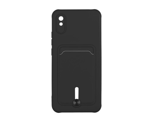 Чохол TPU Colorfull Pocket Card для Xiaomi Redmi 9A Колір 18.Black 2020000357858