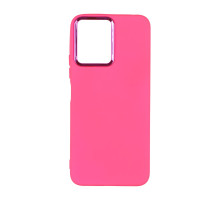 Чохол Silicone Cover Metal frame (AA) для Xiaomi Redmi 12 Колір 38.Shiny pink 2020000365310