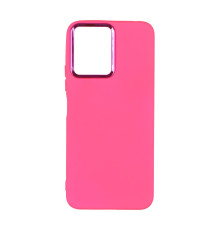 Чохол Silicone Cover Metal frame (AA) для Xiaomi Redmi 12 Колір 38.Shiny pink 2020000365310