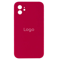 Чохол Silicone Case Square Full Camera для iPhone 11 Колір 37.Rose red 2020000281887