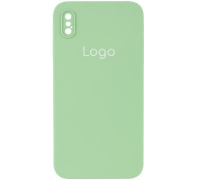 Чохол Silicone Case Square Full Camera для iPhone Xs Max Колір 01.Mint 2020000347774