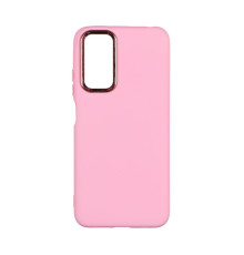 Чохол Silicone Cover Metal frame (AA) для Xiaomi Redmi Note 11 (Global) / Note 11S 4G Колір 06.Light pink 2020000364627