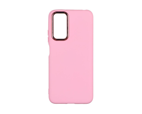 Чохол Silicone Cover Metal frame (AA) для Xiaomi Redmi Note 11 (Global) / Note 11S 4G Колір 06.Light pink 2020000364627