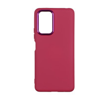 Чохол Silicone Cover Metal frame (AA) для Xiaomi Redmi Note 10 Pro / 10 Pro Max 4G Колір 42.Maroon 2020000364702