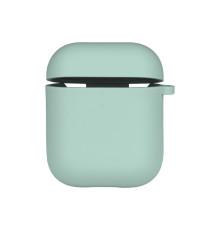 Чохол Silicone Case with microfibra для Airpods 1/2 Колір 21.Sea blue 2020000367901