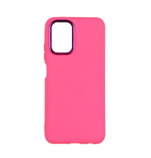 Чохол Silicone Cover Metal frame (AA) для Xiaomi Redmi Note 10/Note 10s Колір 38.Shiny Pink 2020000364832 ma32450_2917675