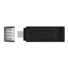 USB флеш-накопичувач 3.2 Kingston DT 70 64GB Type-C Колір Чорний