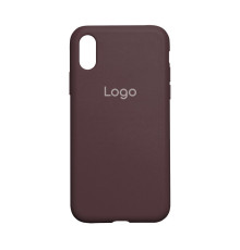 Чохол Silicone Case Full Size (AA) для iPhone Xs Max Колір 73.Plum 2020000359555