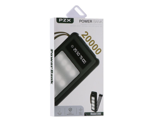 Універсальна Мобільна Батарея Power Bank Kingleen PZX C160 20000 mAh Колір Чорний 2020000367123