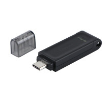 USB флеш-накопичувач 3.2 Kingston DT 70 64GB Type-C Колір Чорний 740617305302