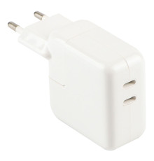 Мережевий Зарядний Пристрій Apple Dual Type‑C PD25W+PD25W Total 50W 1:1 Колір Бiлий 194253337331