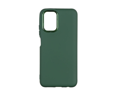 Чехол Silicone Cover Metal frame (AA) для Xiaomi Redmi Note 10 / Note 10s Мятая упаковка Колір 45.Army green 2020000386537