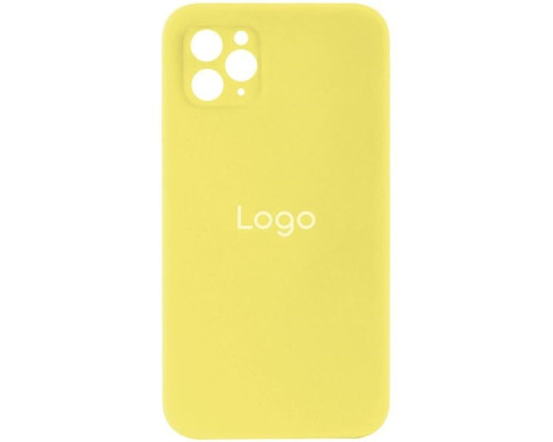 Чохол Silicone Case Full Size with Frame для iPhone 11 Pro Max М'ята упаковка Колір 51, Mellow yellow 2020000404064