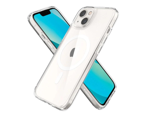 Чохол TPU+PC Spigen Ultra Hybrid with Magsafe для iPhone 13 Колір Transparent 2020000405498