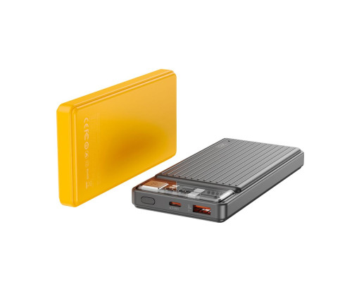 Універсальна Мобільна Батарея Power Bank XO PR217 PD20W+QC22.5W 10000 mAh Колір Жовтий 6920680846153 ma32873_3346550