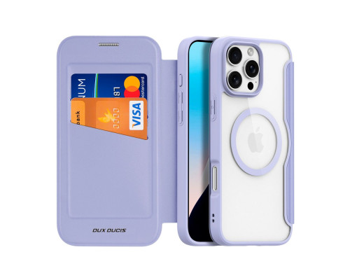 Чохол-книжка Dux Ducis Skin X Pro with MagSafe для iPhone 16 Pro Max Колір Blue 2020000440048 ma35413_3346206