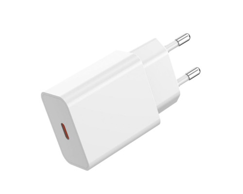 Мережевий Зарядний Пристрій XO L126 1USB-C PD/QC 20W Колір Білий 6920680846894